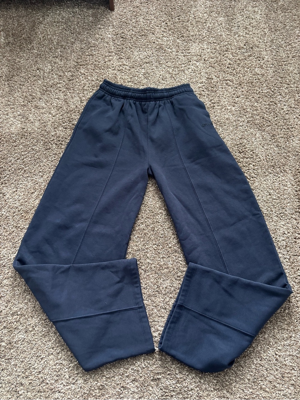 Women’s Dfyne Navy Blue Wide Leg Sweatpants